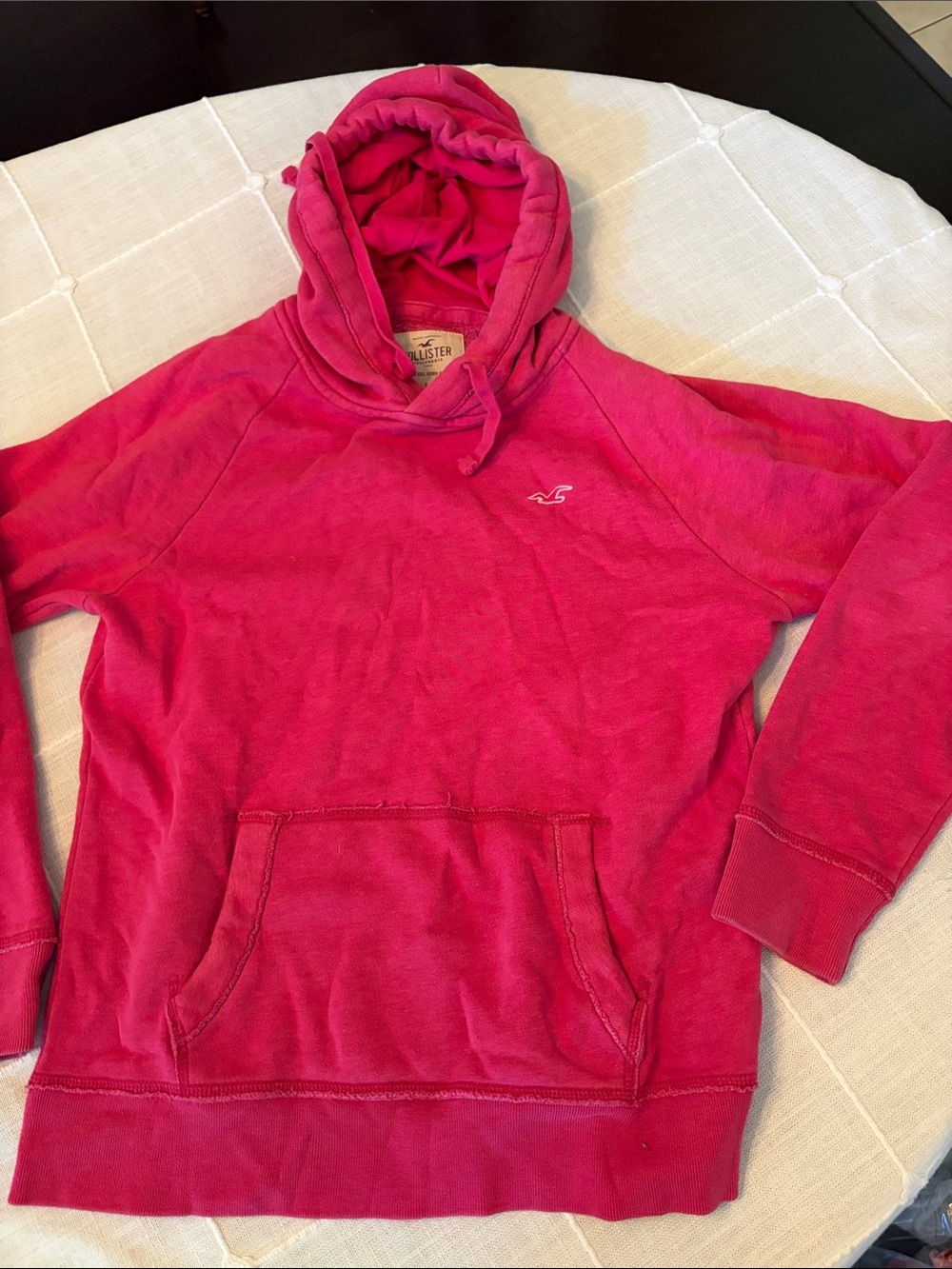 Hollister Bright Pink Hooded Pullover